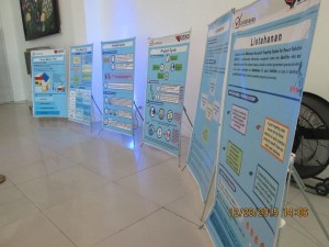 Listahanan Exhibit of during the anti-poverty symposium 
